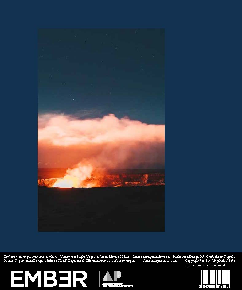 Magazine back cover